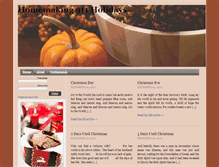 Tablet Screenshot of holidays.homemaking911.com